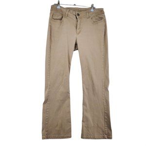 LEE Riders Jeans Women's Denim Boot Cut 5- pocket Stretch Brown 12 Petite